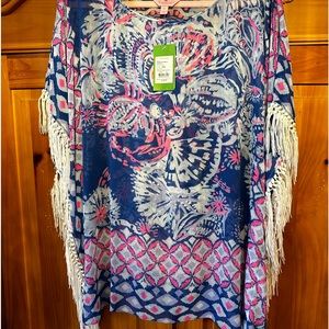 Nwt Lilly Pulitzer Ginette cover up in Gypsea Girl